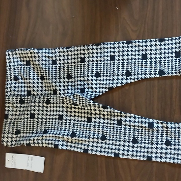 OkCalvin Klein pants, leggings, black and white, plaid, polka dots, size 18M - Picture 4 of 4